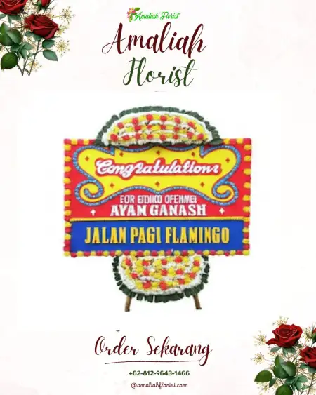 Sewa Papan Bunga Pelita